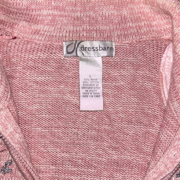 Pink Snowflake Cardigan - Picture 3 of 4